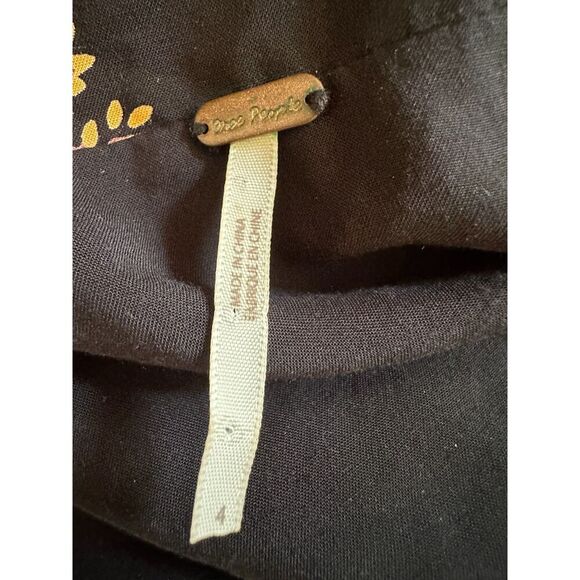 Free People Birdie High Low Floral Surplice Sleeveless Midi Dress Size 4 - Picture 5 of 5